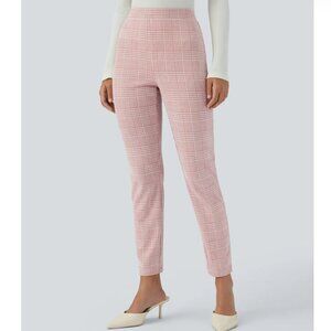Halara Flex™ High Waisted Back Pocket Houndstooth Plaid Skinny Work Pants